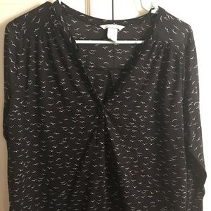 H&M 3/4 Length Sleeve Blouse
